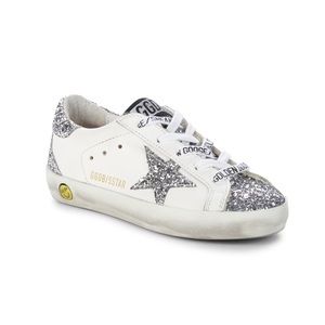 Golden Goose Superstar Glitter Leather Sneakers
